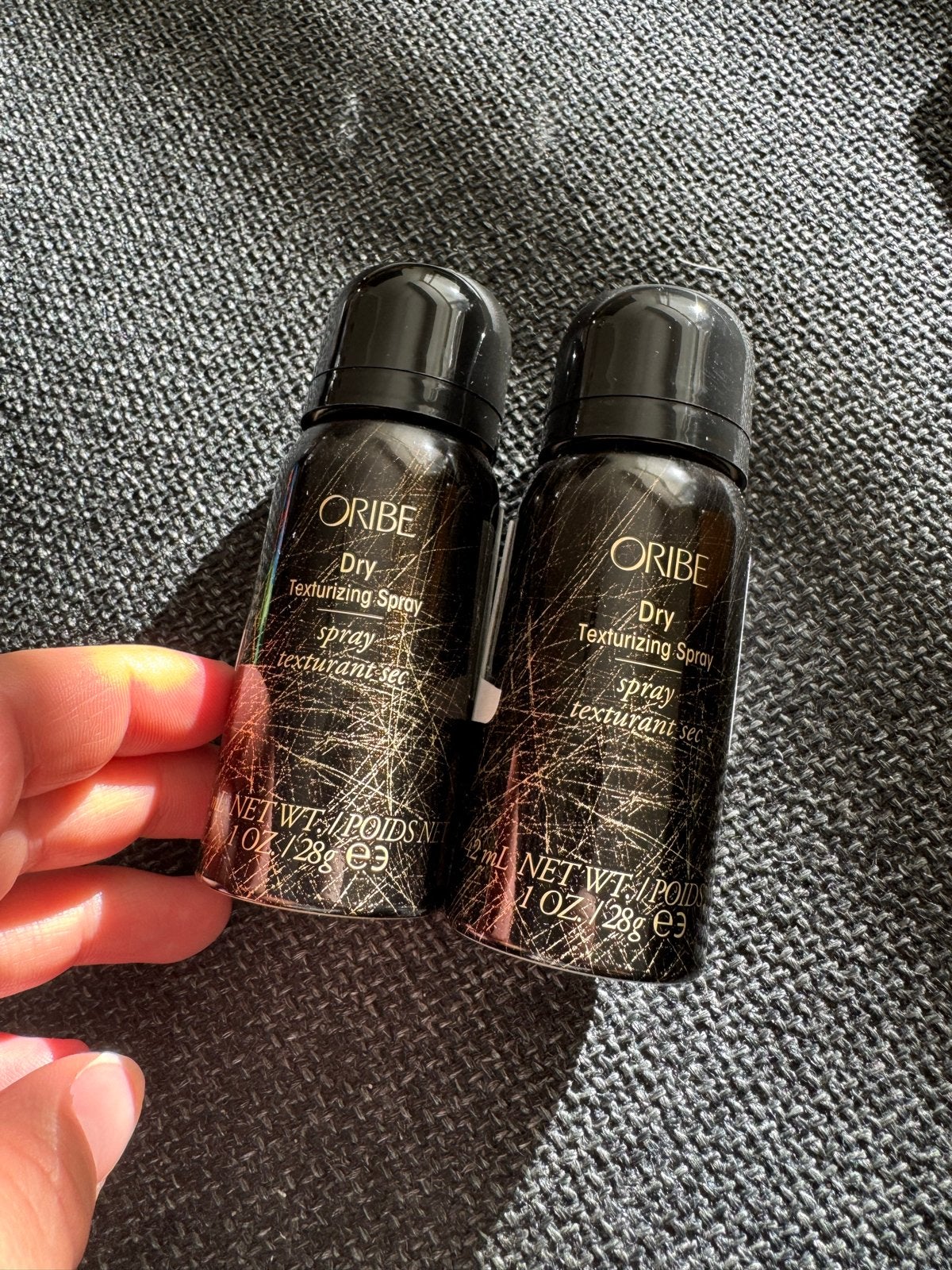 Oribe Dry Texturizing Spray - 2x 42ml, Ophalen of Verzenden, Nieuw, Gel, Wax, Haarlak of Mousse