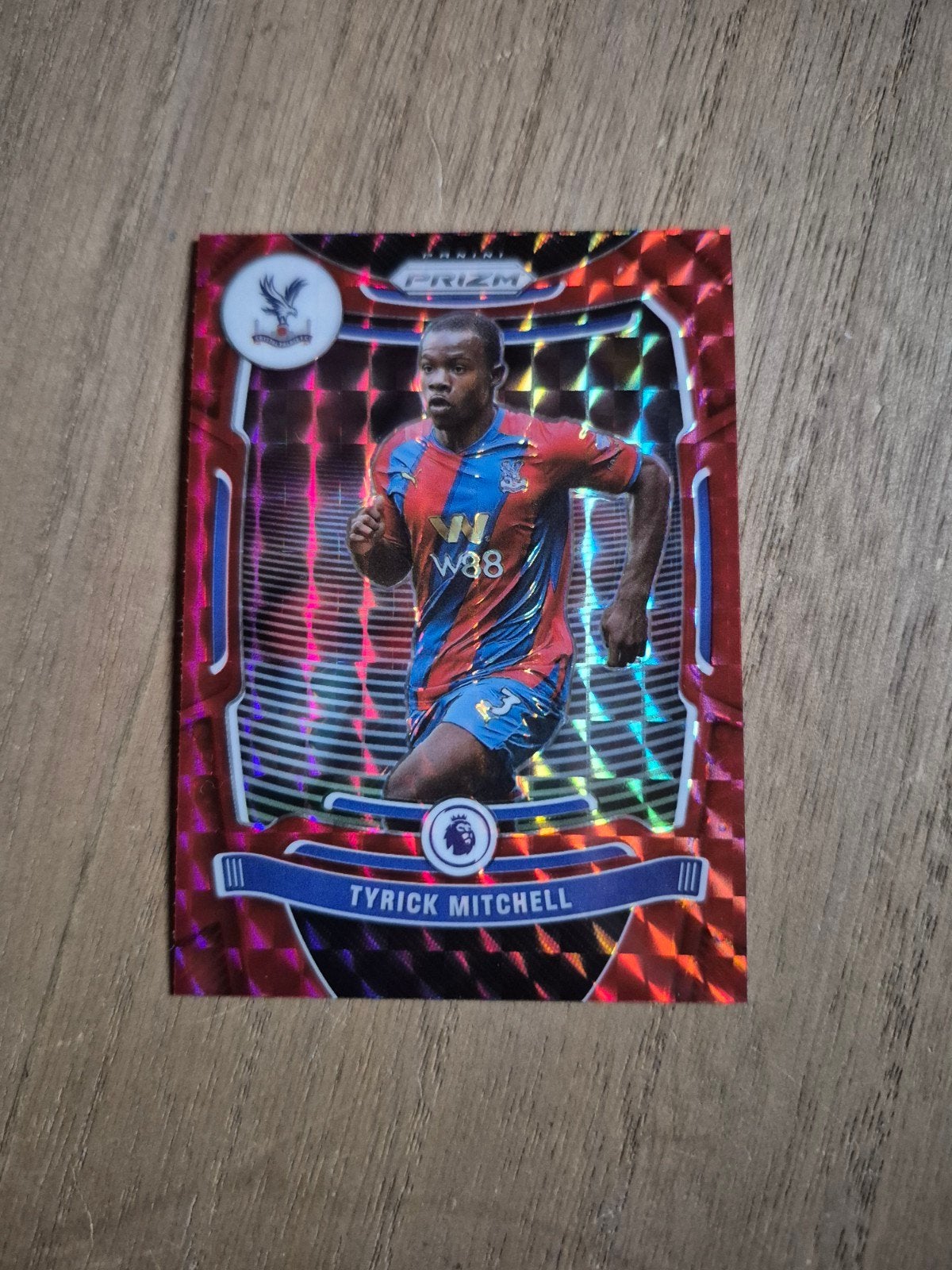 Tyrique Mitchell Panini Prizm Premier League Soccer kaart, Ophalen of Verzenden, Zo goed als nieuw, Buitenlandse clubs, Spelerskaart