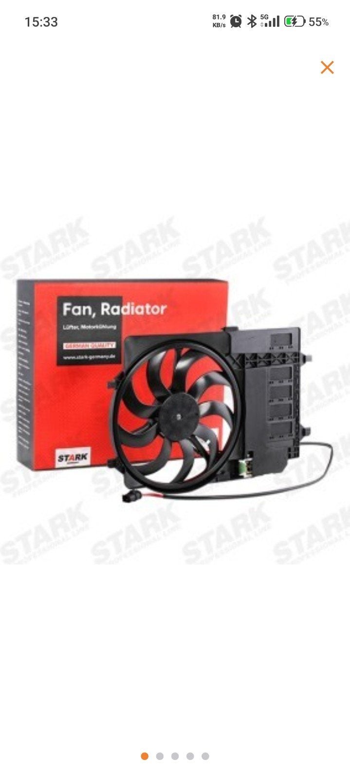 Radiator ventilator voor Mini Cooper S R50/R52/R53, Auto-onderdelen, Ophalen of Verzenden, Nieuw, Mini