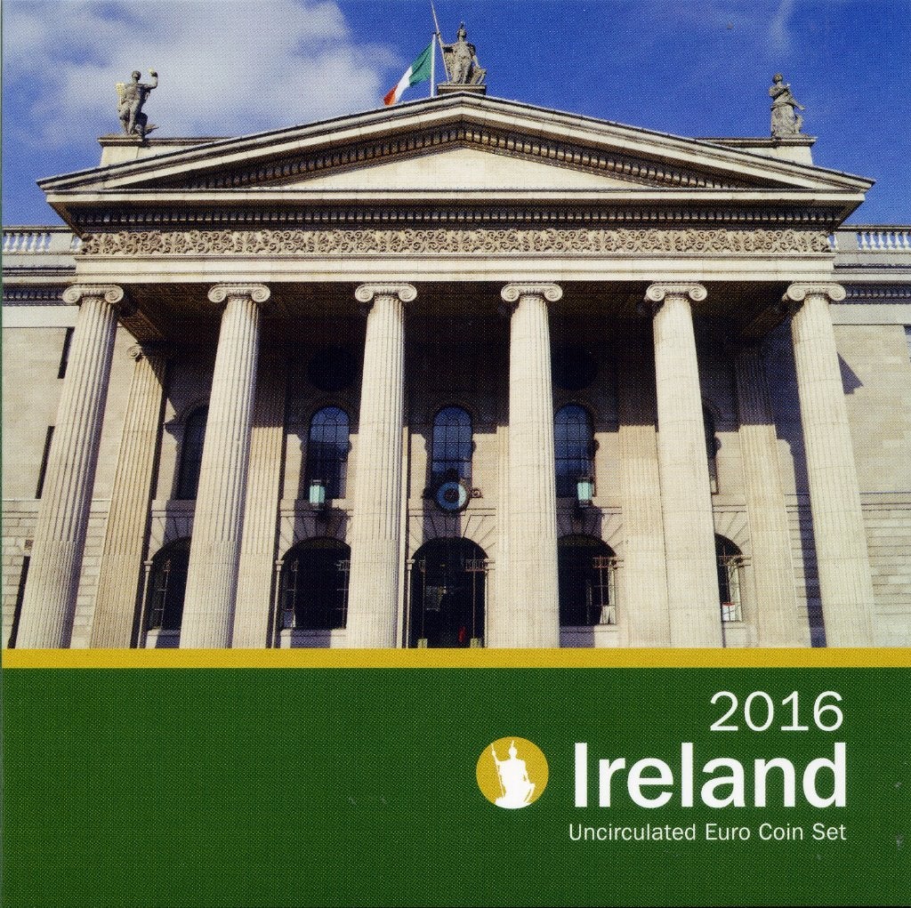 BU set Ierland 2016 Blister - 1 cent t/m 2 euro + 2 euro CC, Postzegels en Munten, Munten | Europa | Euromunten, Verzenden, Ierland