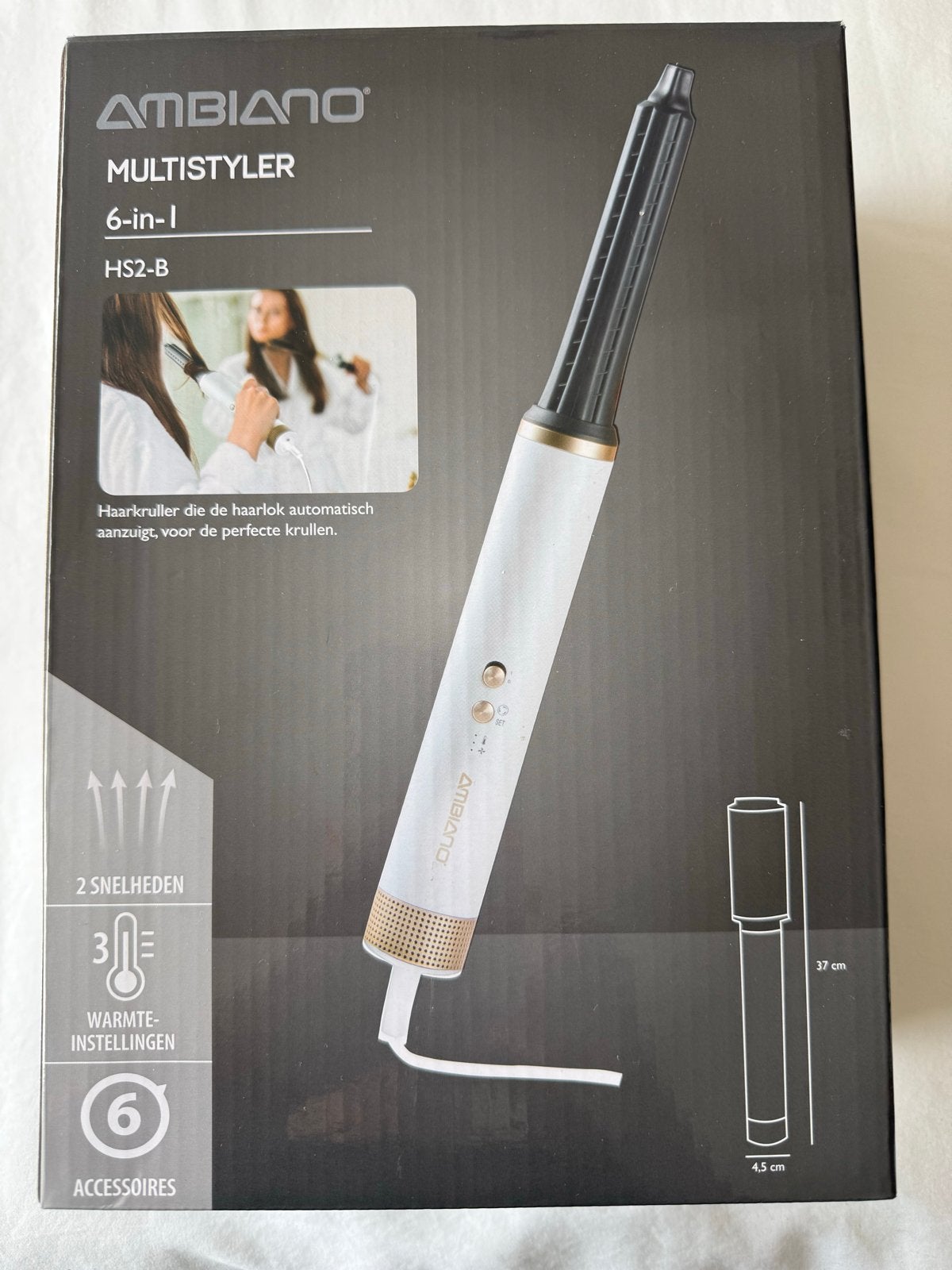 Ambiano Multistyler 6-in-1: Dyson Airwrap 'dupe' - Nieuw!, Verzenden, Nieuw, Haarverzorging