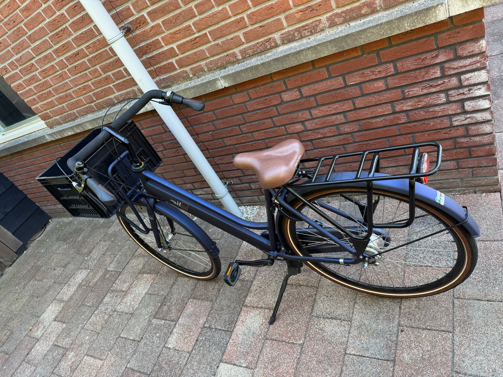 Gazelle La Dolce Vita transportfiets met krat 7 versnelling, Ophalen, Gebruikt, Versnellingen, 50 tot 53 cm