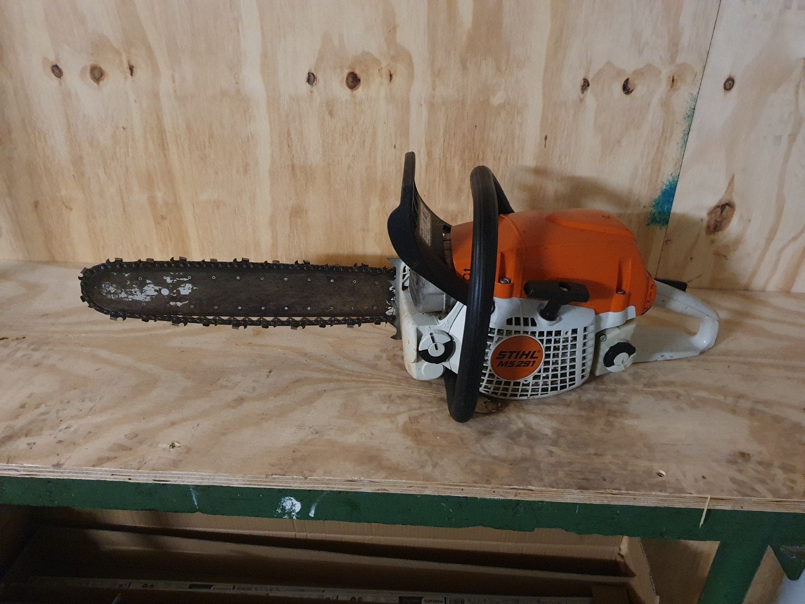 stihl ms 291c motorzaag, Tuin en Terras, Ophalen, Gebruikt