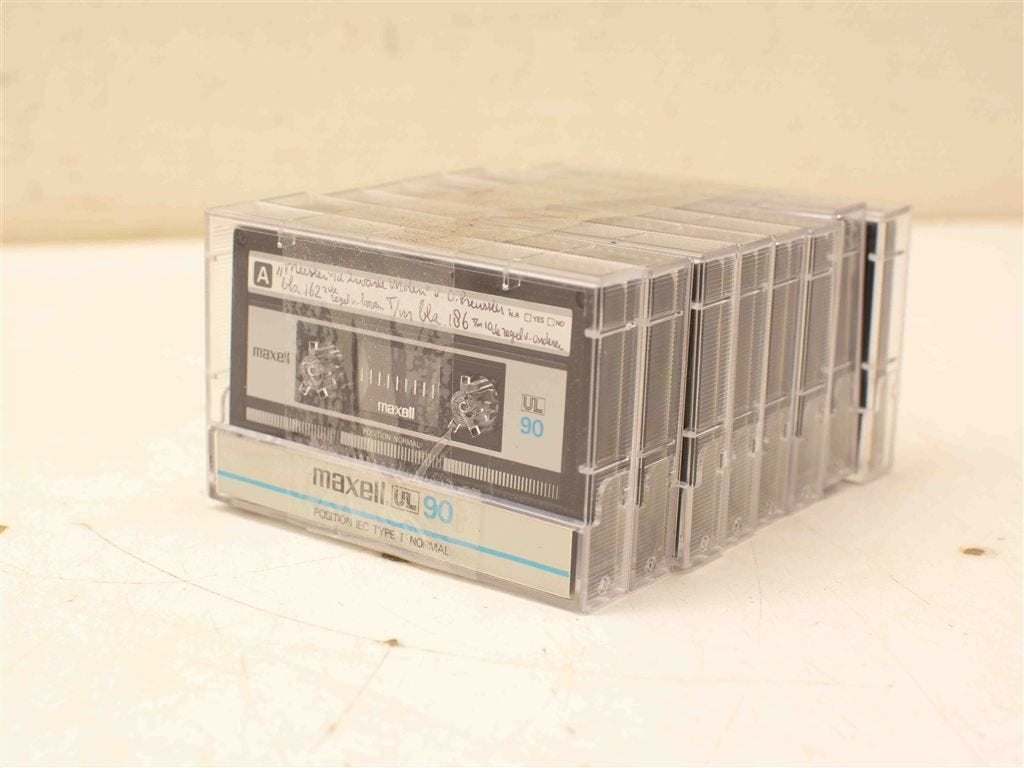 8 Maxell cassettebandjes 38468, Cd's en Dvd's, Ophalen of Verzenden, Gebruikt, Overige genres, 1 bandje