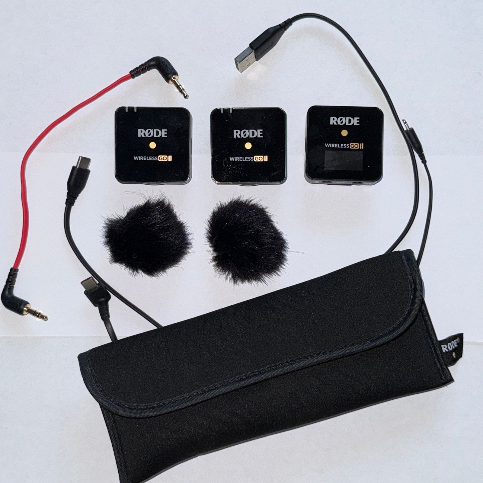 Rode Wireless Go II draadloos microfoonsysteem, Ophalen of Verzenden, Zo goed als nieuw, Overige typen, Draadloos