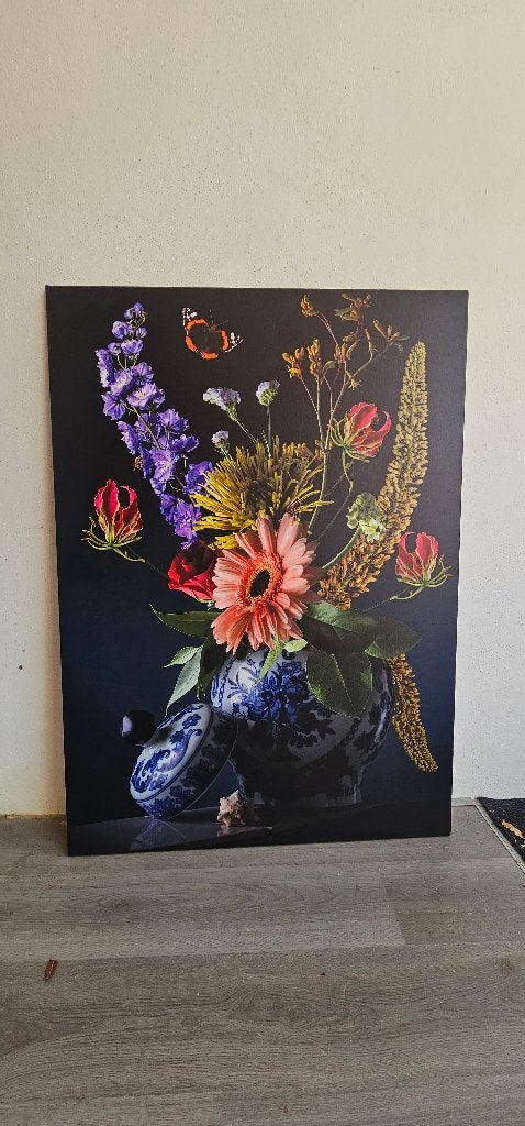 Canvas Schilderij / Print "Werk aan de Muur", Ophalen, Nieuw, 125 cm of meer, Print
