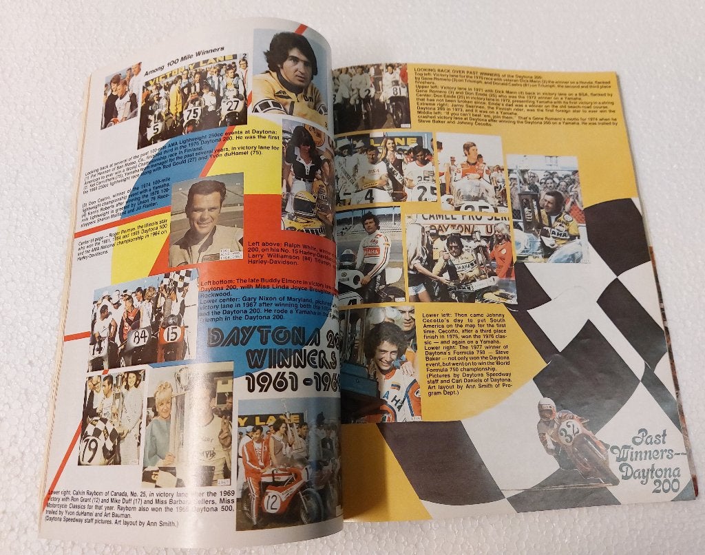 Daytona 1978 motorsport motor races programmaboek patch USA, Verzenden, Gelezen
