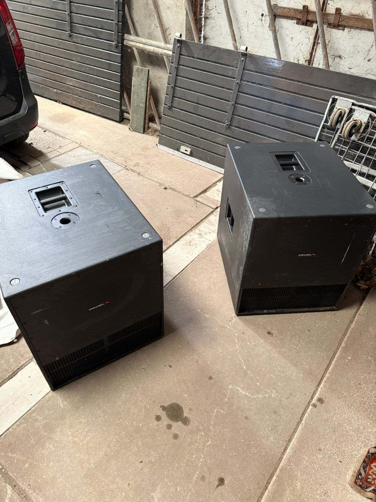 Proel set SW118HP Subwoofer 18-inch 425,- p/st, Audio, Tv en Foto, Luidsprekers, Gebruikt, Subwoofer, Ophalen, 150 watt of meer