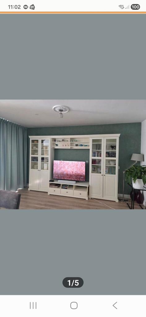 Servieskast  vitrinekast. TV kast, Ophalen, Gebruikt