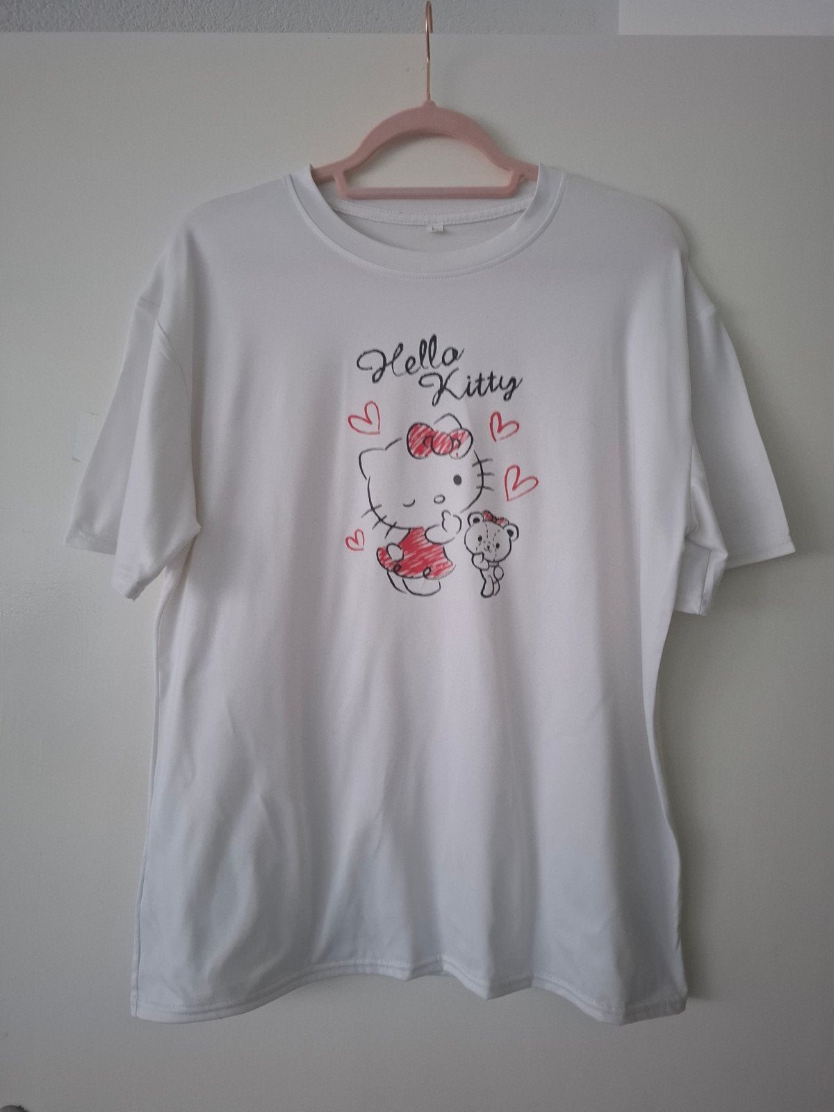 Hello kitty  T-shirt  maat L, Kleding | Dames, T-shirts, Wit, Maat 42/44 (L), Nieuw, Ophalen of Verzenden