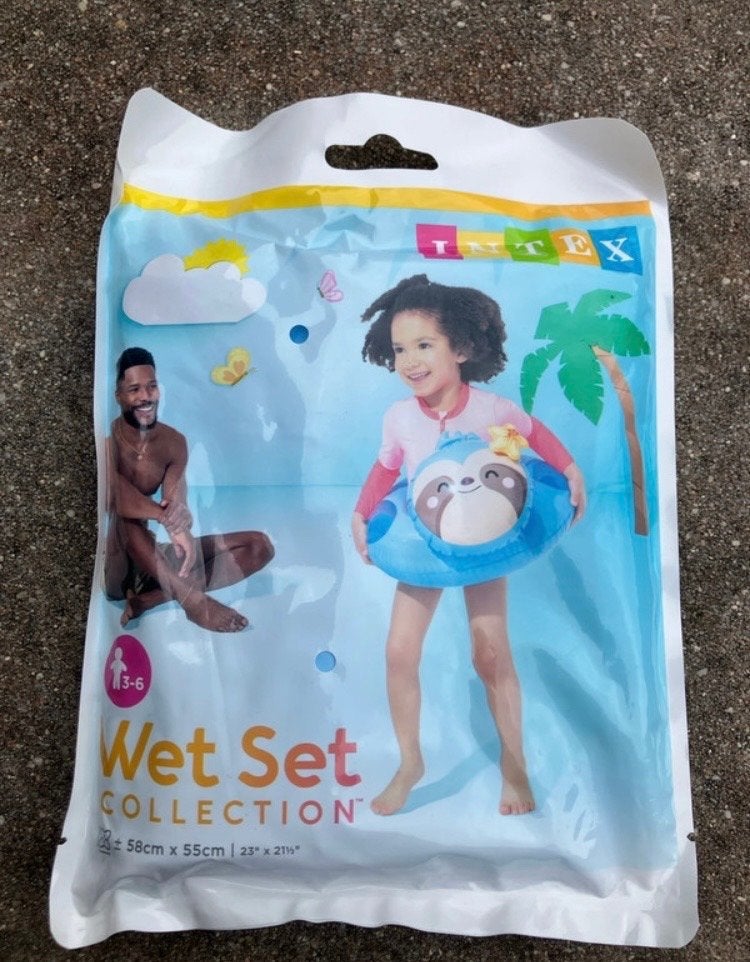 Intex Wet Set Zwembandje Luiaard 3-6 jaar, Kinderen en Baby's, Ophalen of Verzenden, Nieuw