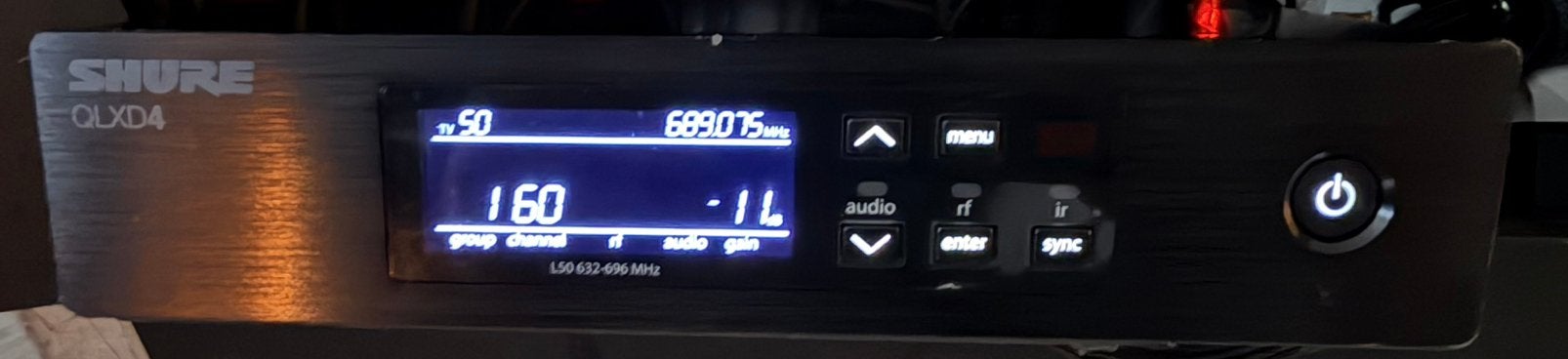 Shure QLXD4 + QLXD2 Beta 58A, Muziek en Instrumenten, Ophalen of Verzenden, Zo goed als nieuw