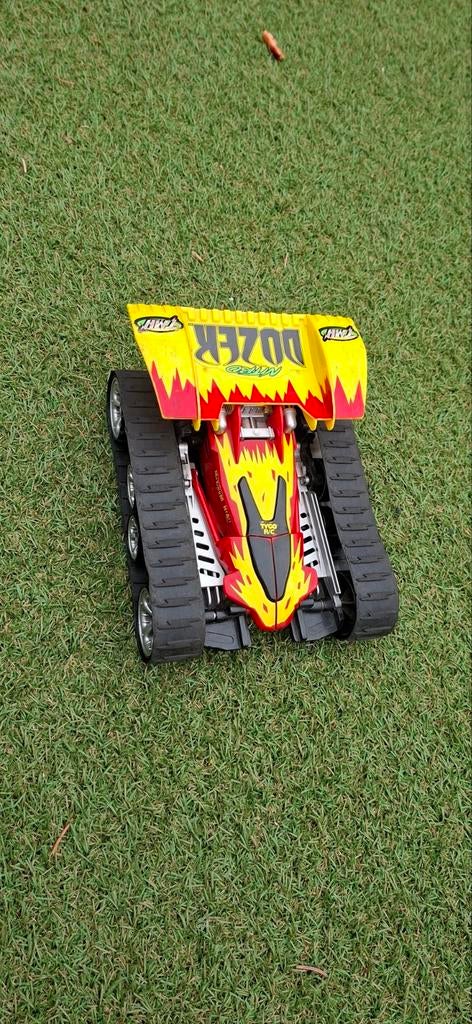 Tyco Nitro Dozer RC Voertuig met Extra's, Gebruikt, Auto offroad, Ophalen of Verzenden, Nitro