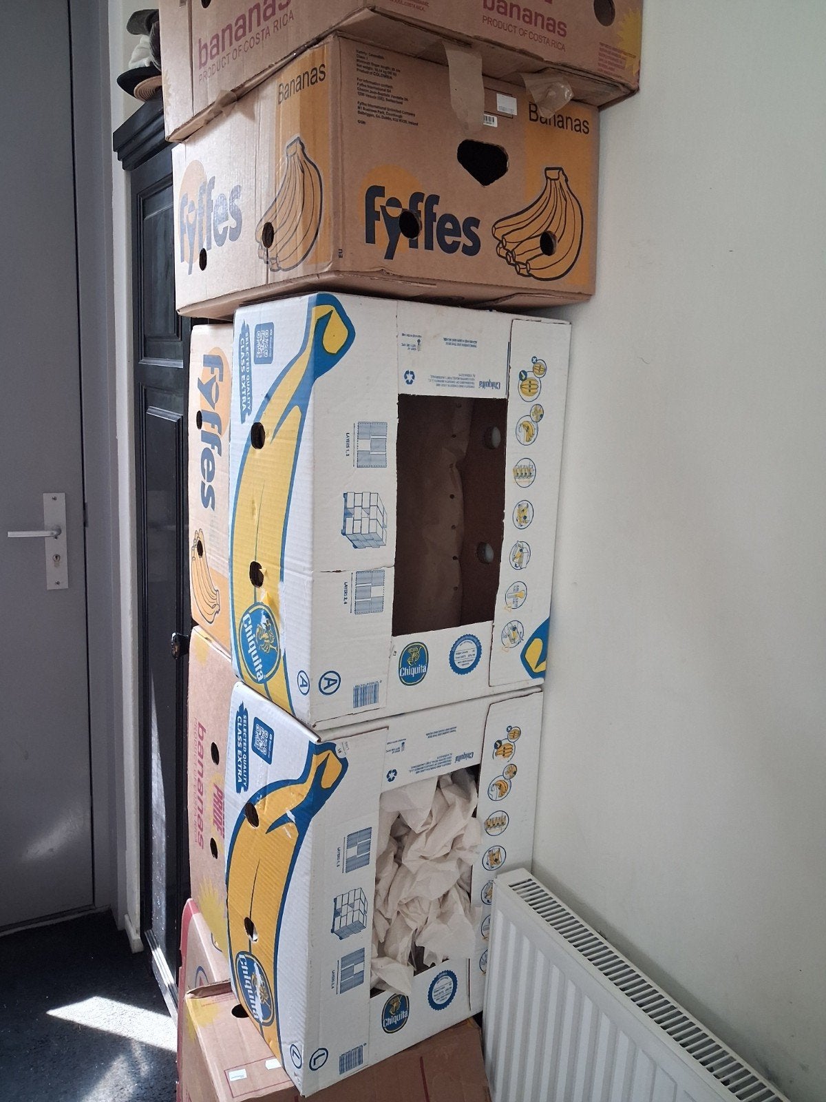 Gratis bananendozen, ideaal als verhuisdozen, Ophalen, Doos, 100 cm of meer, 60 cm of meer