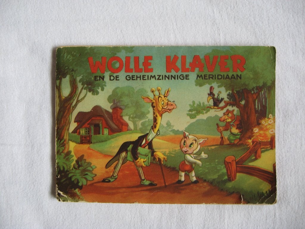 Wolle Klaver en de Geheimzinnige Meridiaan (+ alle plaatjes), Eén stripboek, Ophalen of Verzenden, Gelezen, Van Nelle