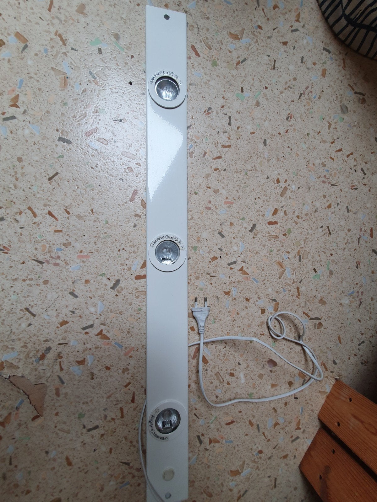 Spotjesbar met 3 spots - wit, Halogeen, GU10, Ophalen of Verzenden, Metaal