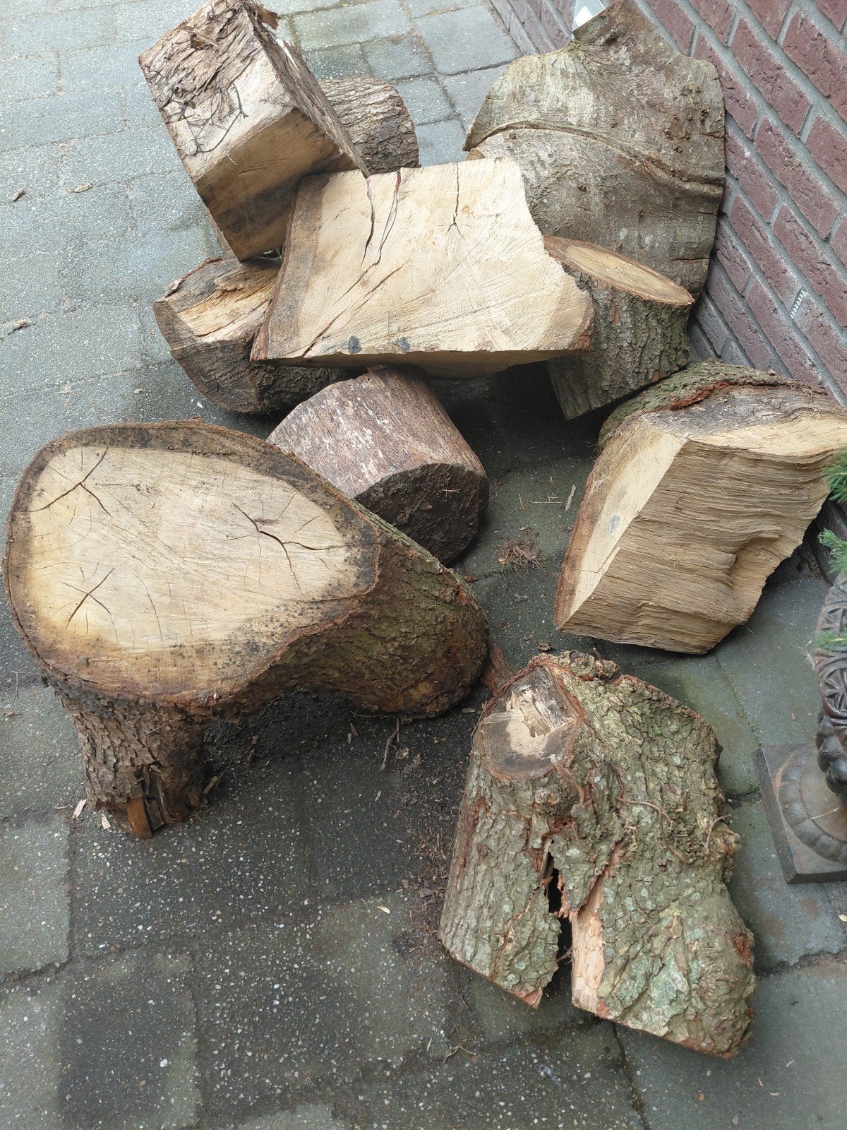 openhaardhout, Tuin en Terras, Haardhout, Minder dan 3 m³, Ophalen, Overige houtsoorten, Blokken