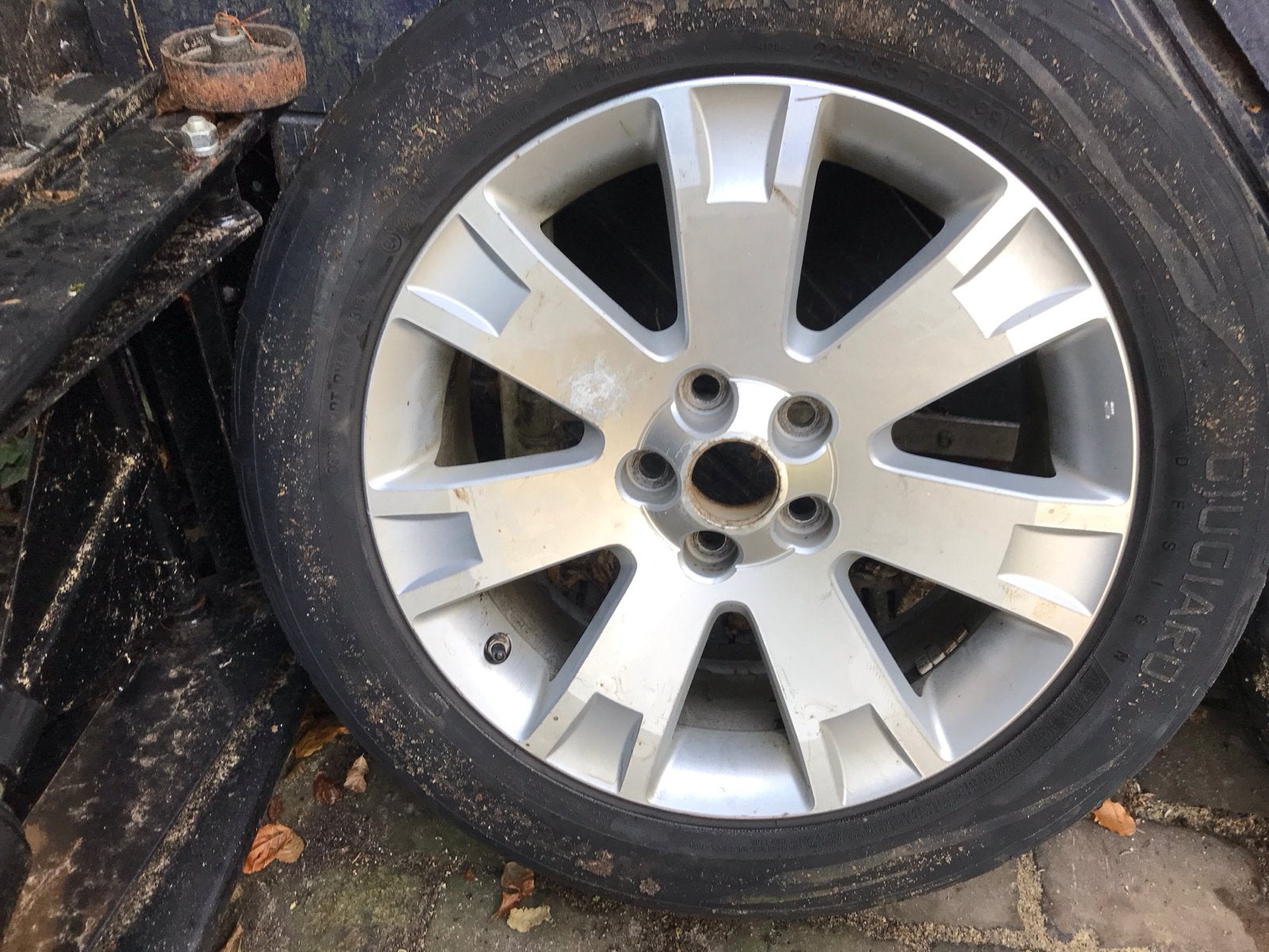 18 inch velgen met sensoren Mitsubishi Outlander/Eclipse, Auto-onderdelen, Ophalen, 18 inch, Gebruikt, Banden en Velgen