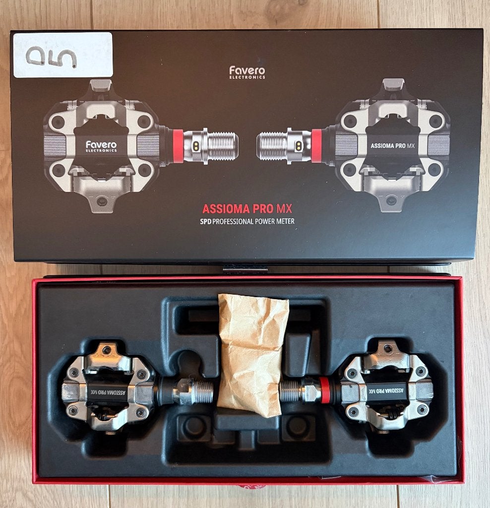 Favero Assioma PRO MX-1 Powermeter Pedalen, Crankstel of Pedalen, Verzenden, Overige materialen, Zo goed als nieuw