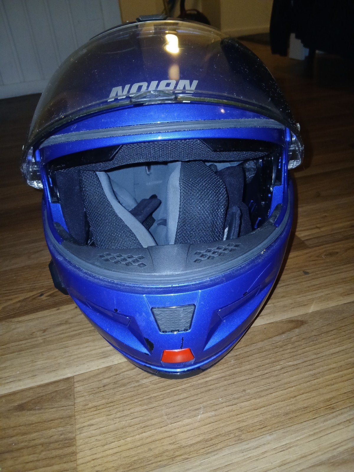 Nolan n103 met earphone zonnescherm (bluetooth), Motoren, Kleding | Motorhelmen, Ophalen, XS, Systeemhelm, Heren