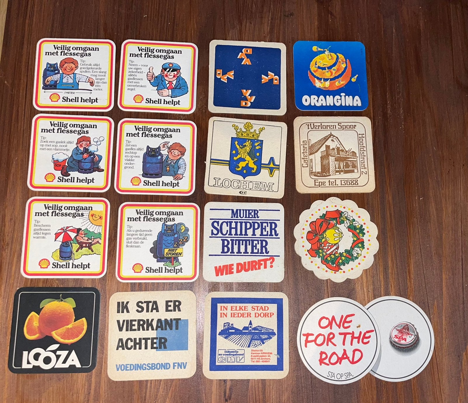 28 Nederlandse bierviltjes, merkloos, Ophalen of Verzenden, Gebruikt