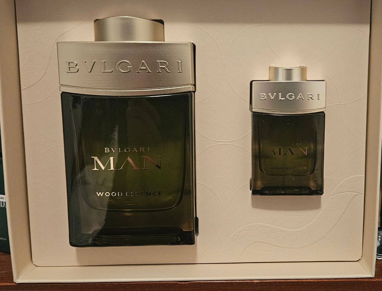 Bvlgari Wood Essence edp Geschenkset 100ml & 15ml, Ophalen of Verzenden, Nieuw