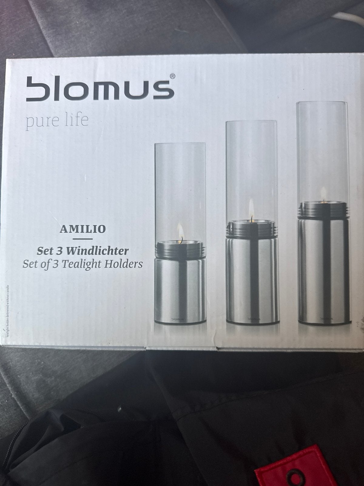 Blomus Amilio Set van 3 Waxinelichthouders, Huis en Inrichting, Woonaccessoires | Kandelaars en Kaarsen, Overige merken, Waxinelichthouder