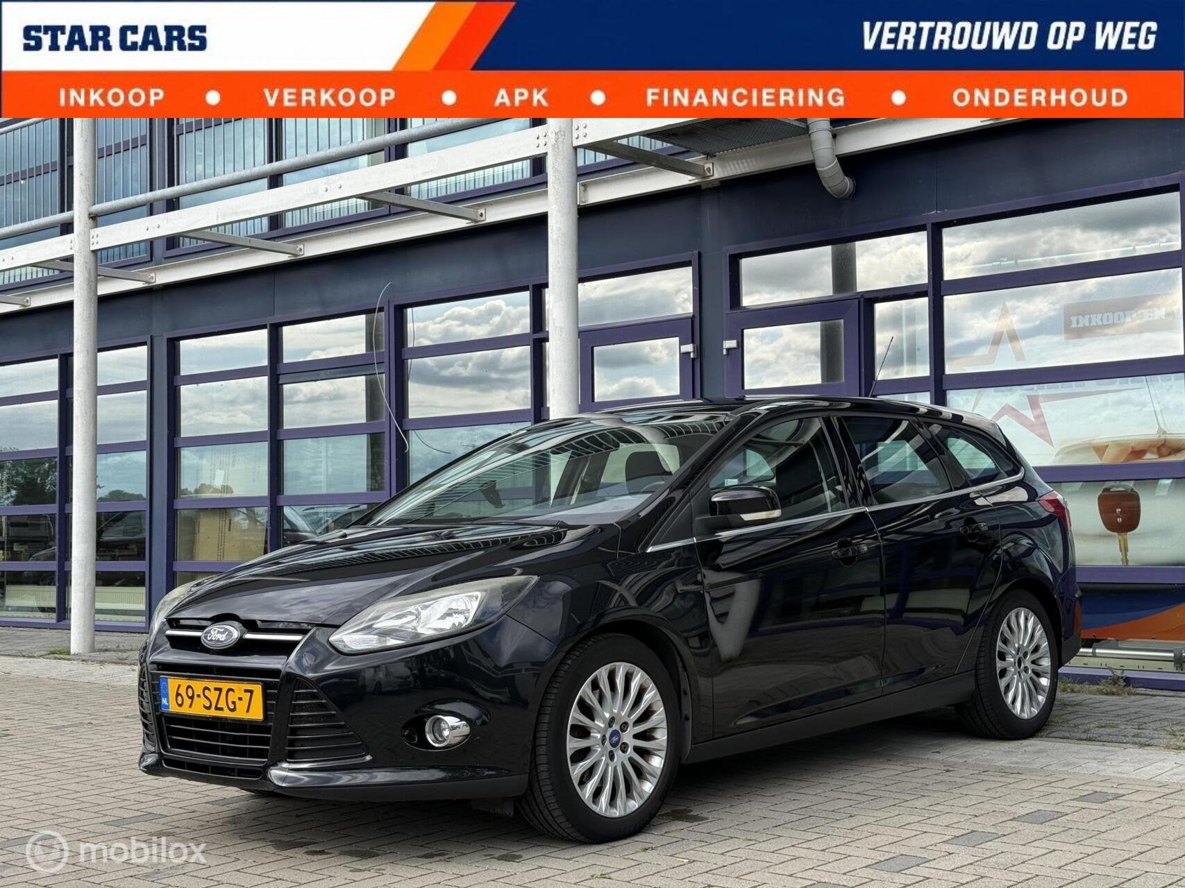 Ford Focus Wagon 1.6 EcoBoost Titanium| Airco| Cruise| APK, Auto's, 1258 kg, Gebruikt, 4 cilinders, 150 pk