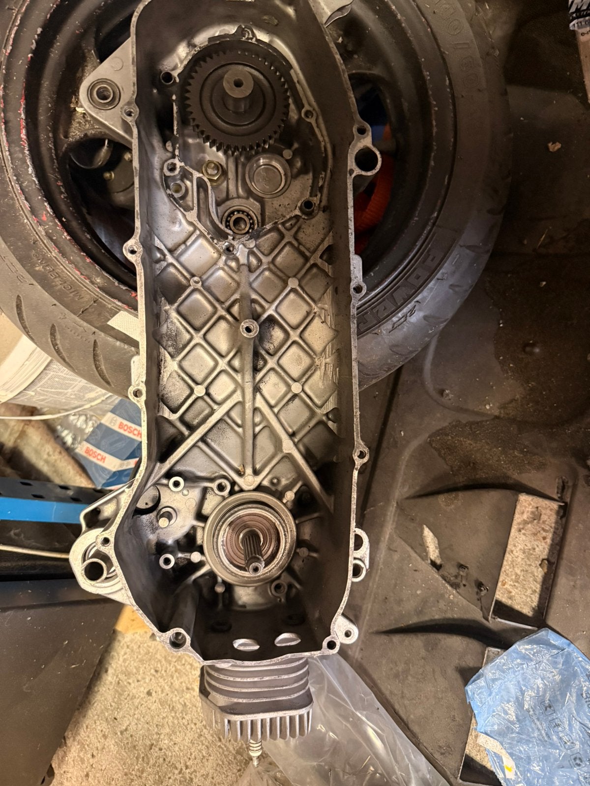 Minarelli ac/sd blok 70cc malossi, Ophalen, Zo goed als nieuw, Blok, Piaggio