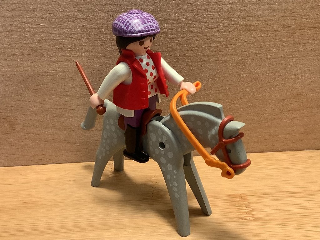 Playmobil 3763 ruiter met paard (gedeeltelijk), Ophalen of Verzenden, Zo goed als nieuw