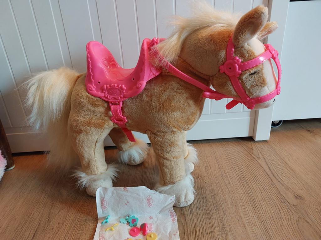 Interactief speelgoedpaard met geluid en beweging, Ophalen, Zo goed als nieuw, Meisje