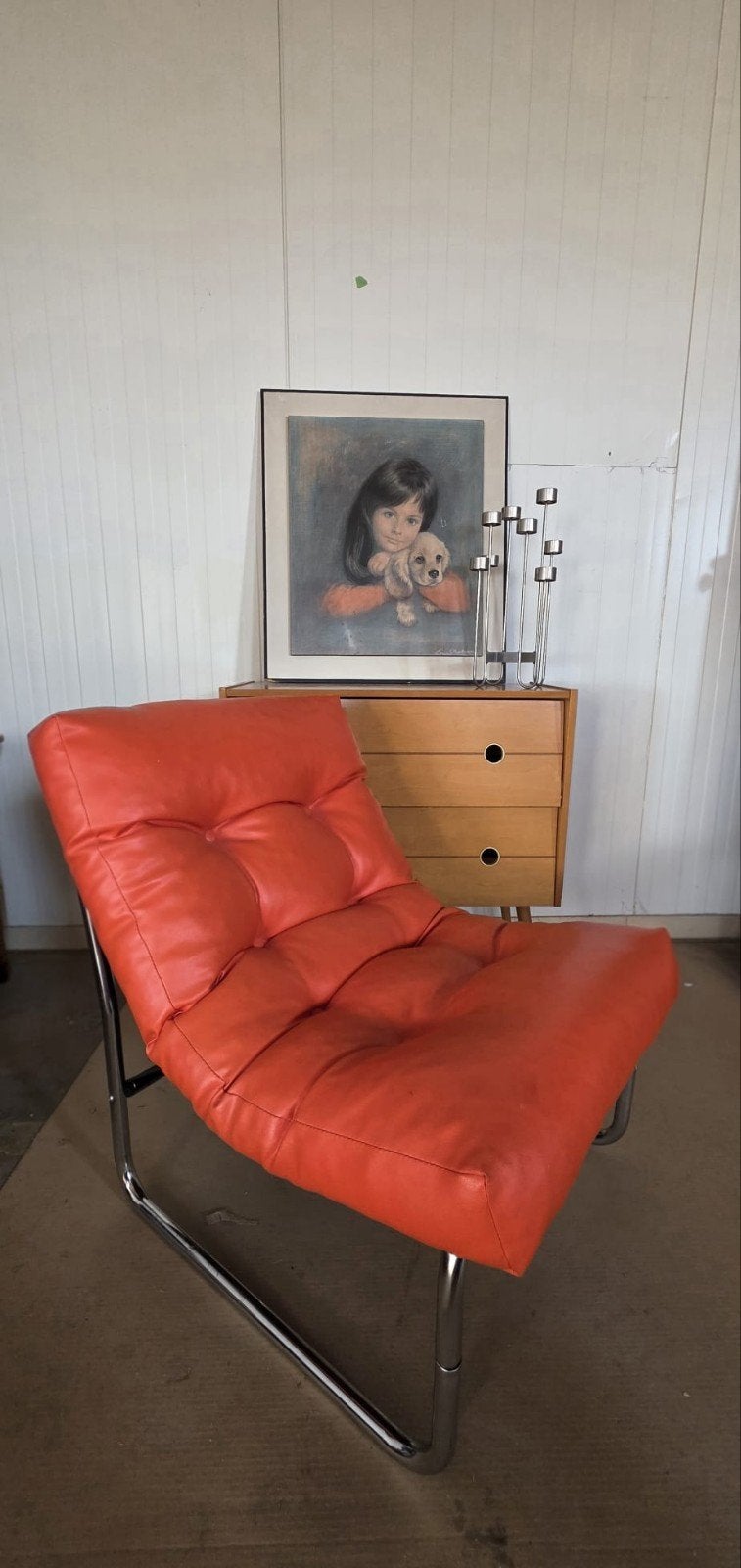 Lucky Vintage IKEA Pixi stoel – Gillis Lundgren – Jaren '70, Gebruikt, Vintage, Ophalen of Verzenden, 50 tot 75 cm