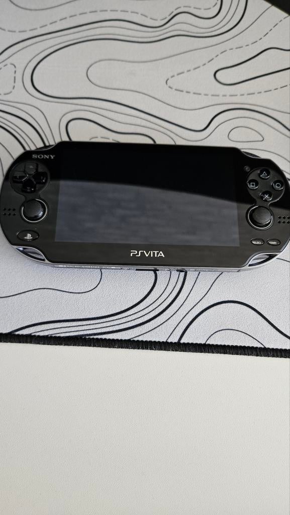 Sony PlayStation Vita OLED PCH-1004, Ophalen of Verzenden, Gebruikt, Zwart, Met camera