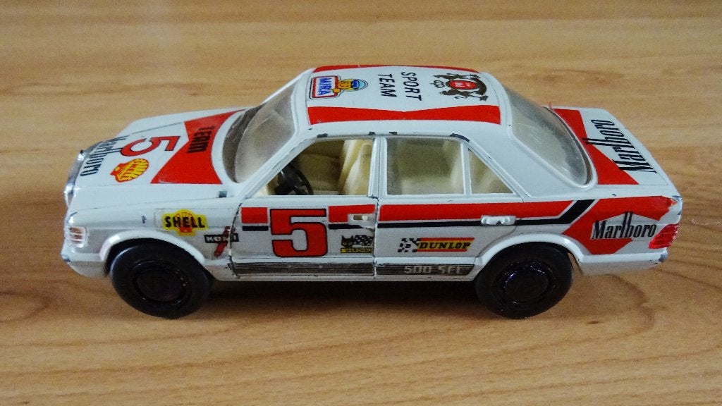 Mira Sportteam Marlboro Team 5 Mercedes 500SEL sportauto., Ophalen of Verzenden, Gebruikt, Auto, Overige merken
