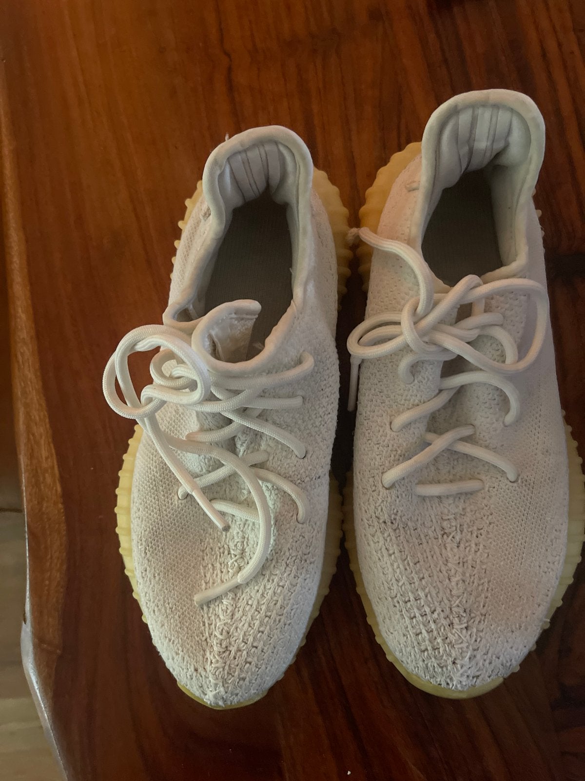 Adidas Yeezy Boost 350 V2 Cream White, Kleding | Dames, Ophalen of Verzenden, Gedragen, Wit, Sneakers of Gympen