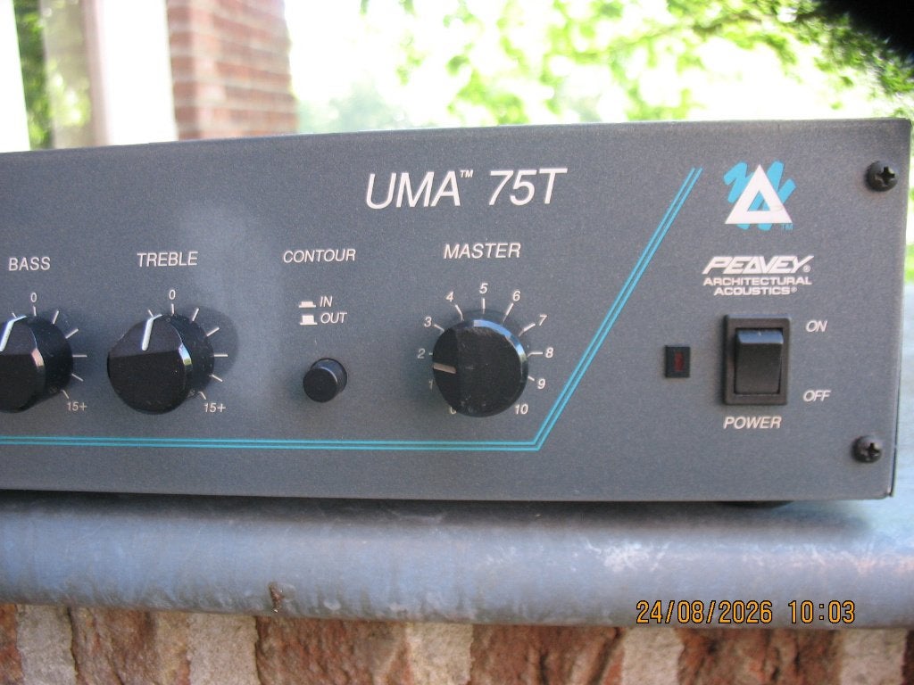 Peavey UMA 75T Mixer/versterker., Muziek en Instrumenten, Ophalen, Gebruikt, Minder dan 500 watt, P.A.