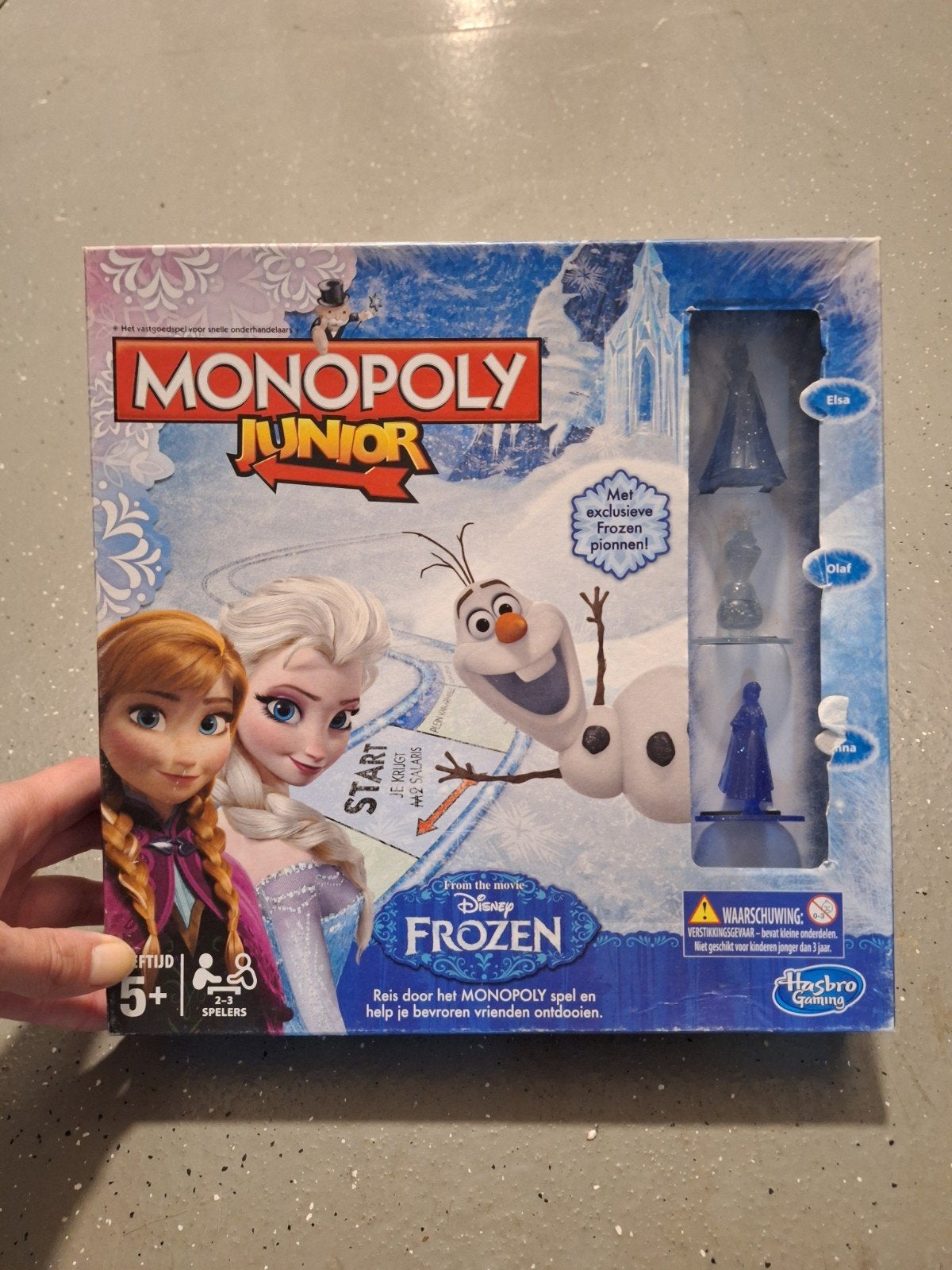 Monopoly Junior Disney Frozen - Bordspel, Een of twee spelers, Ophalen, Zo goed als nieuw, Hasbro Gaming