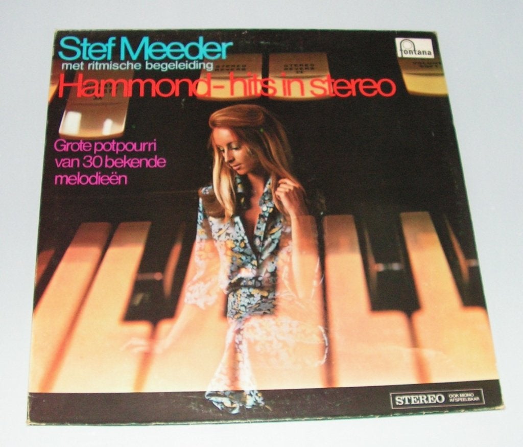 LP Stef Meeder  Hammond-Hits In Stereo, LP, Gebruikt, Ophalen of Verzenden, 12 inch