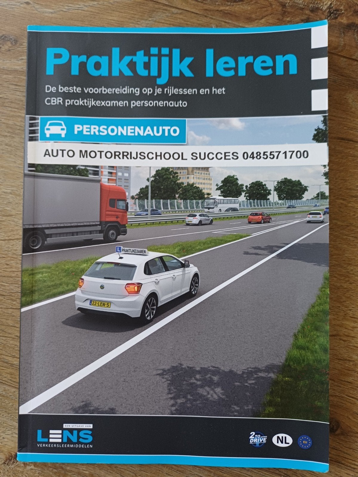 Praktijk leren Personenauto - Rijlessen en CBR examen, Ophalen of Verzenden, Zo goed als nieuw, Overige niveaus, LENS Verkeersleermiddelen