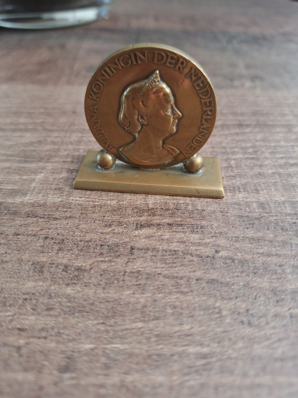 Bronzen medaille  Koningin Juliana postzegeltentoonstelling, Ophalen of Verzenden, Overige materialen