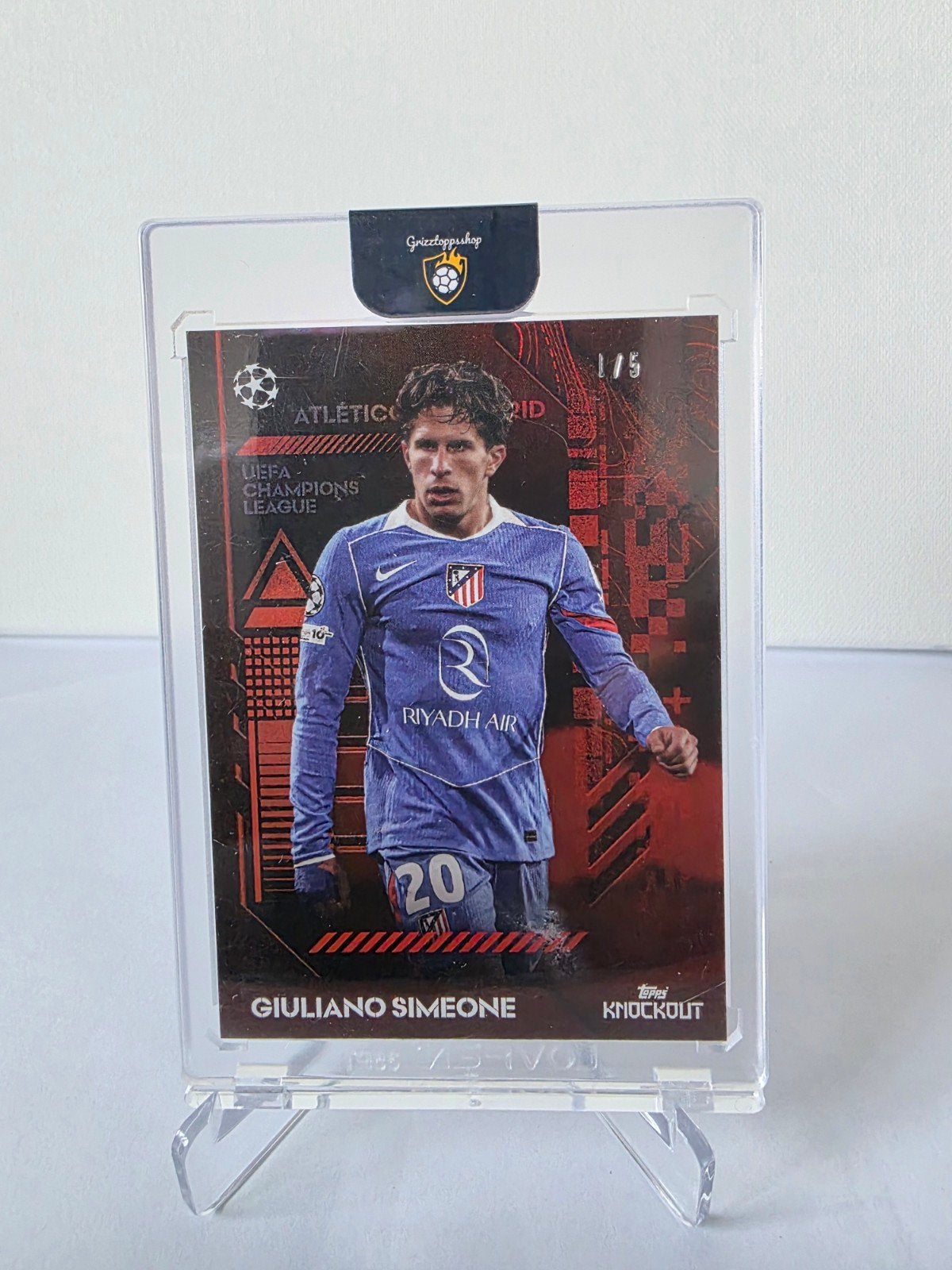 Giuliano Simeone 1/5 Atlético Madrid Inc verzenden, Ophalen of Verzenden, Nieuw, Buitenlandse clubs