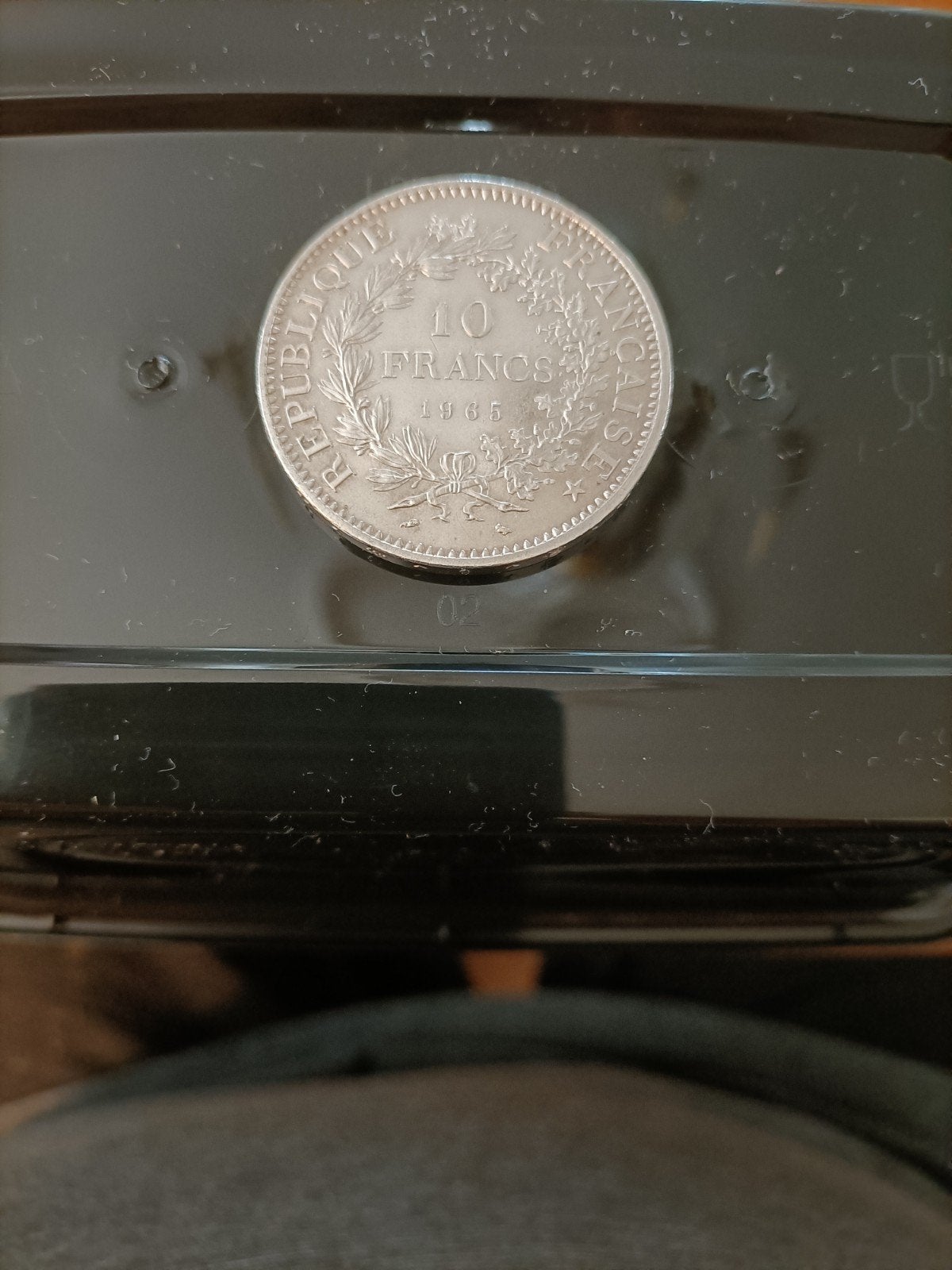 10 francs Hercule 1965, Ophalen of Verzenden, Frankrijk, Losse munt, Zilver