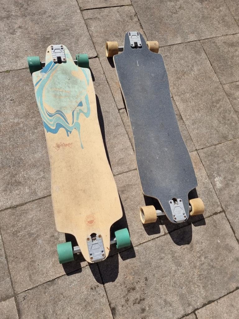 2x longboards, Ophalen