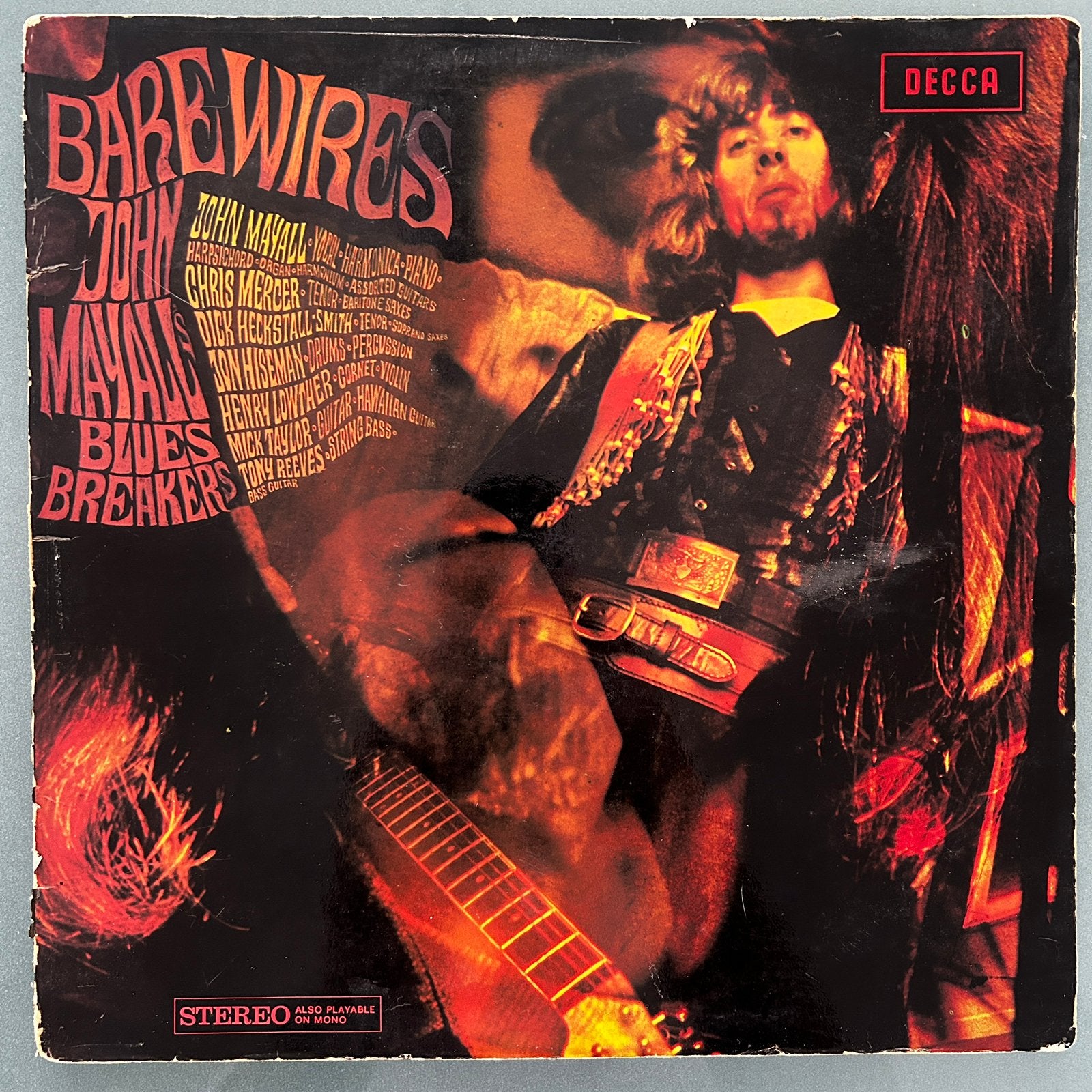 John Mayall’s Bluesbreakers - Bare Wires, LP, Cd's en Dvd's, Vinyl | Jazz en Blues, Gebruikt, Blues, Gatefold hoes, 12 inch, Ophalen of Verzenden