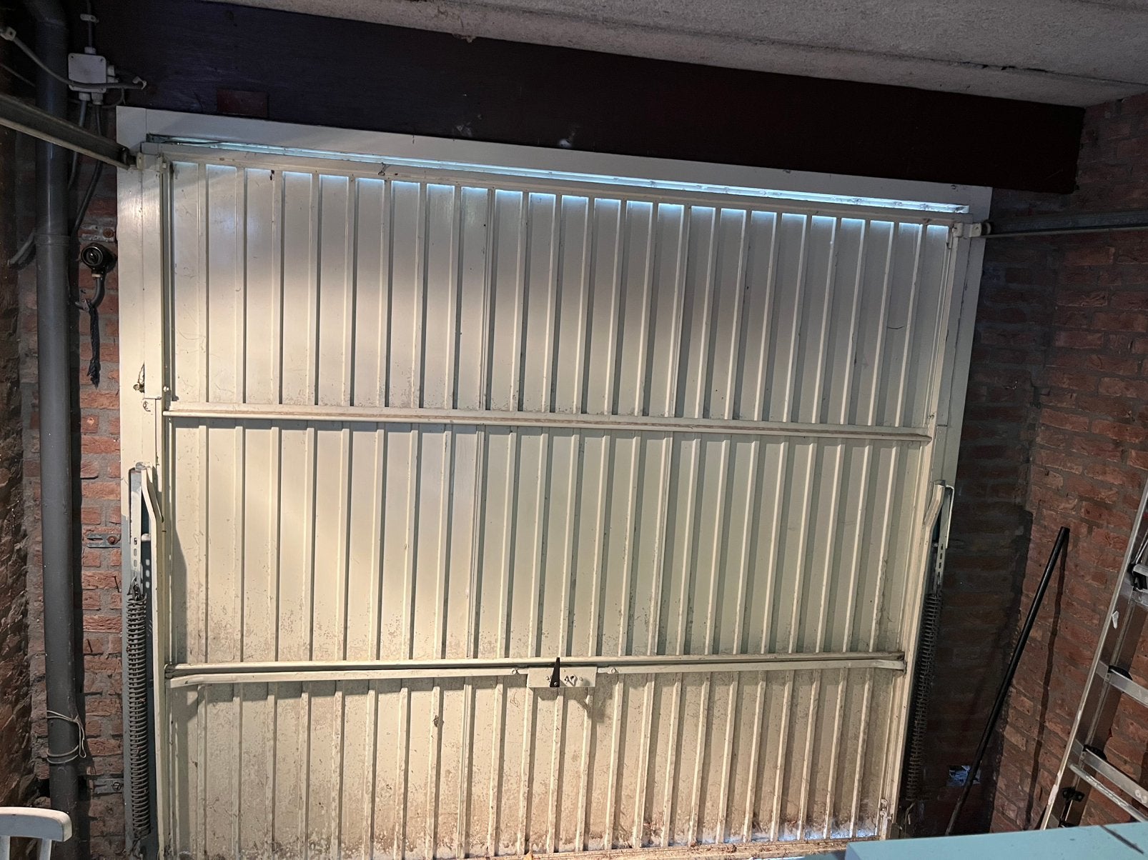 Kanteldeur garage, Ophalen, Gebruikt, IJzer, Overige typen