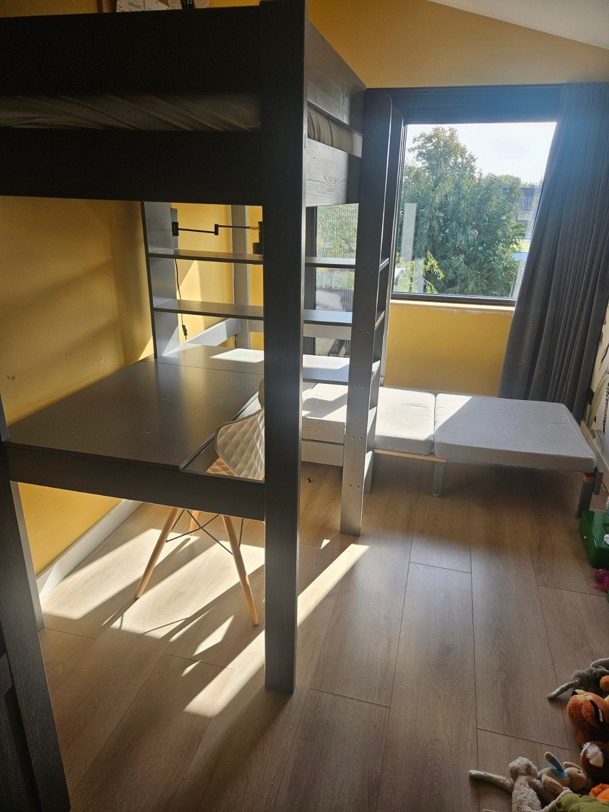 Foto 5 van Stapelbed/hoogslaper (Nous kids Wehkamp)bureau + bank bed