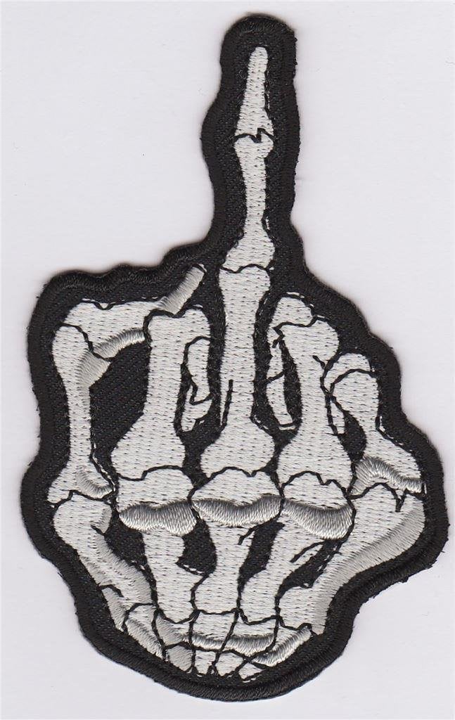 Middelvinger patch embleem #2, Motoren, Verzenden
