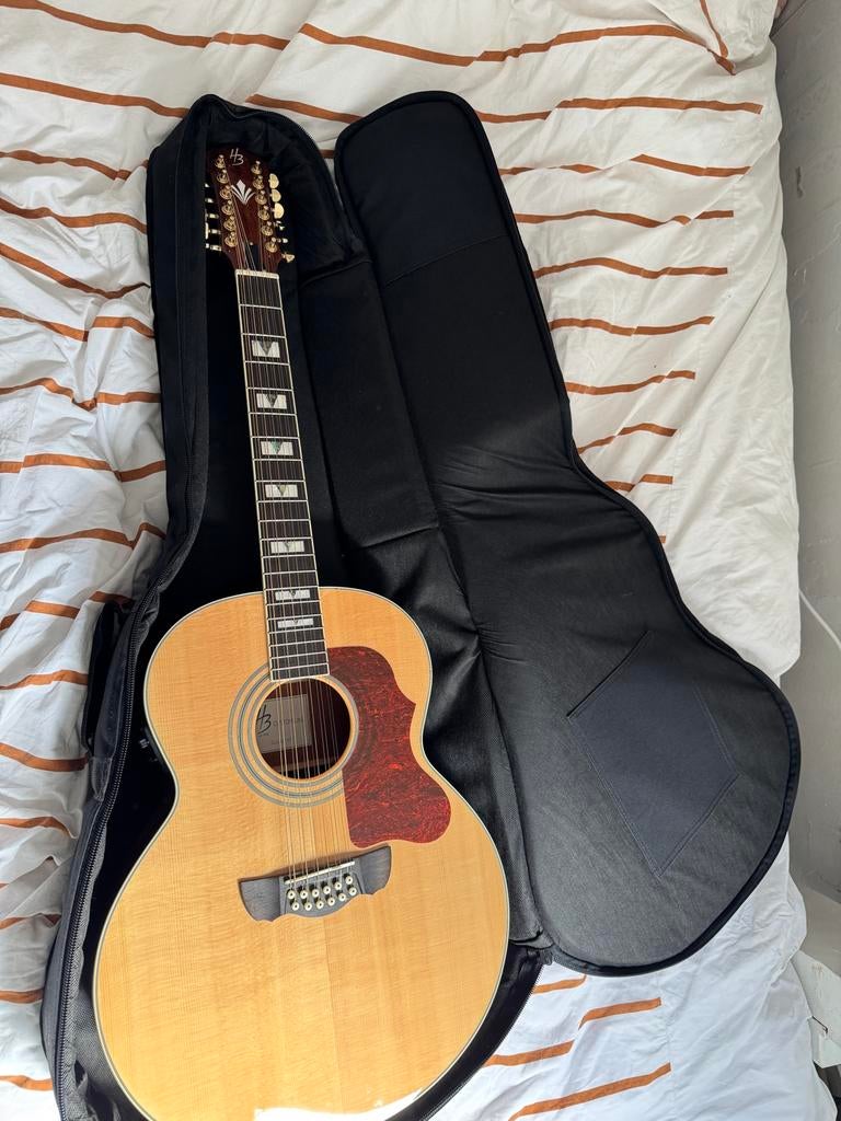 Harley Benton Custom Line CLJ-42E NT 12-snarige gitaar, Muziek en Instrumenten, Ophalen, Zo goed als nieuw, Western- of Steelstringgitaar