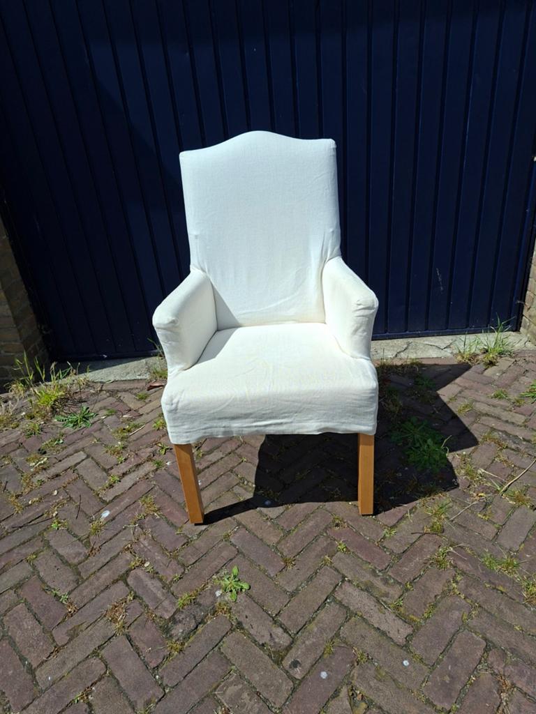 Stoeltje met wasbare hoes, Huis en Inrichting, Stoelen, Ophalen, Zo goed als nieuw, Eén
