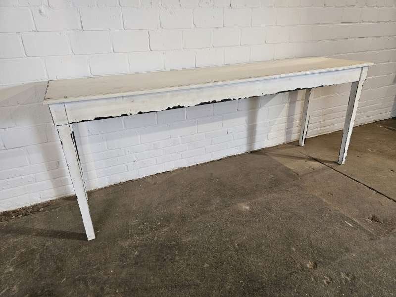 brocante tafel,side-table ``WOONWINKEL RUSTIEK``, Huis en Inrichting, Ophalen, Gebruikt, 75 cm of meer, 60 cm of meer